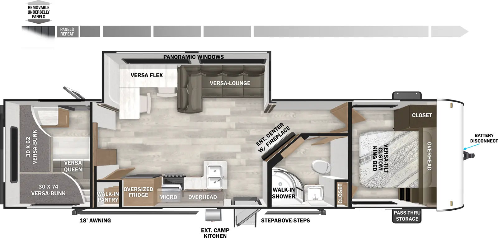 Salem 29VBUD Floorplan